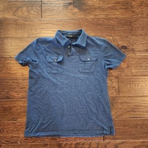 Mens apt9 blue polo